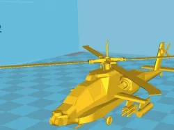 Apache AH64-A Helicopter model