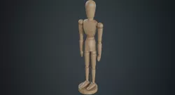 Art Mannequin 1B Low-poly  3D model