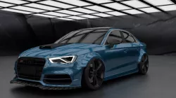 Audi RS3 2018 wide-body by Kaiser Design 3D model