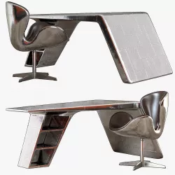 Aviator Desk 3D model