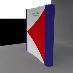 Banner Wall Display Low-poly  3D model