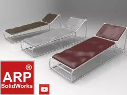 Bed bench metal