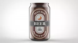 beer can 3D model