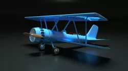 Biplane 3D model