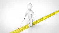 blind man 3D model