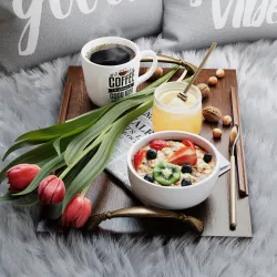 Breakfast in bed 3D model