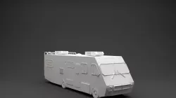 Breaking Bad  Fletwood Rv 1986 3D model