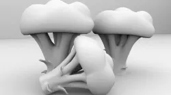 Broccoli 3D model