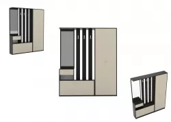 Cabinet for a hall 3D model