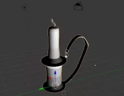 candlestick 3D model