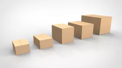 cardboard boxes 3D model