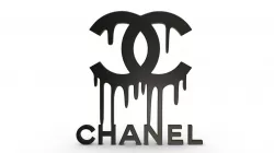 Chanel logo 3 3D model