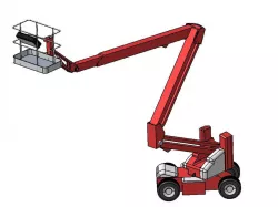 Cherry picker boom lift Genie
