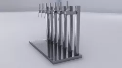 Chic beer tap - beer tower 3D model