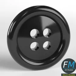 Clothing button 3D model