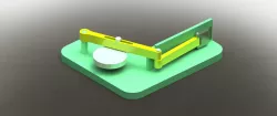 Crank and slotted lever mechanism