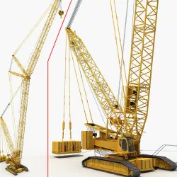  Crawler Crane  3D model
