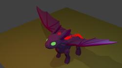 Cute dragon 3D model