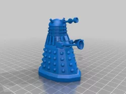 Dalek (redrawn) scad & stl
