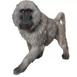 Deco Figurine Monkey Walking Baboon XL 3D model