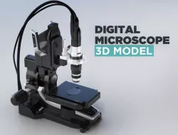 Digital Microscope 3D model