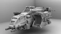 Dropship 3D model
