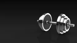 dumbbell 3D model