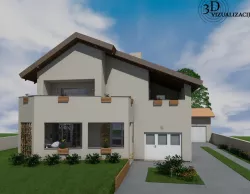 Exterior of a family house