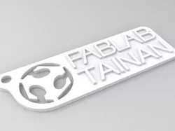 Fablab Tainan key tag