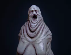 Fat slave Horror Monster Low-poly  3D model