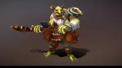 Fat Troll Merchant Low-poly  3D model