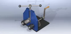 Flat stock bending machine