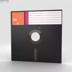 Floppy Disk 8 inch 3D model