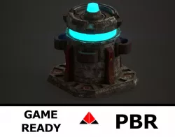 Force field generator 2  Low-poly  3D model