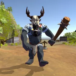 Giant or Ogre Creature Low-poly  3D model
