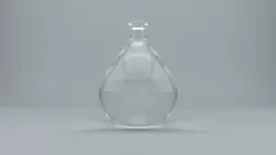 Glass Bottle  Low-poly  3D model