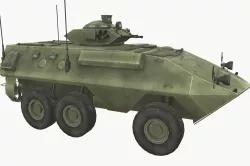 Grizzly APC 2 Low-poly  3D model