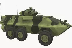 Grizzly APC Low-poly  3D model