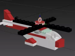 Helicopter Ornament