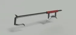 Hook Sword of Kabal from game Mortal Kombat 11 3D model