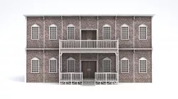 Hotel Low-poly  3D model