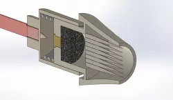 Impact Initiated Flechete Ballistic Crossbow Bolt Head