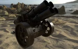 Imperial Quad Launcher  Thudd Gun 3D model