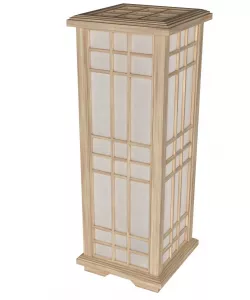Japan Lamp 67cm High 3D model