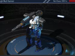 Light Mech Hammer Low-poly  3D model