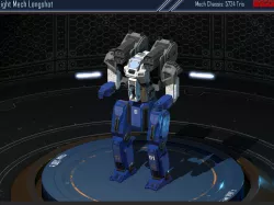 Light Mech Longshot Low-poly  3D model