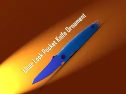 Liner Lock Pocket Knife Ornament