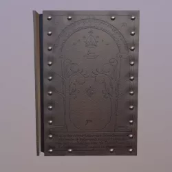 Low-poly PBR Book Low-poly  3D model