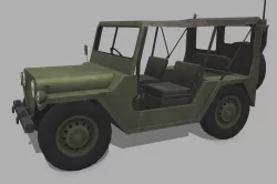 M151 MUTT Low-poly  3D model