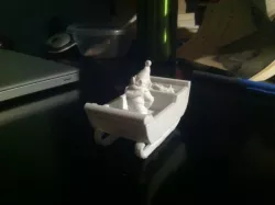 Makerbot Gnome Santa Ornament